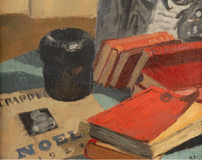 Stilleben mit Büchern