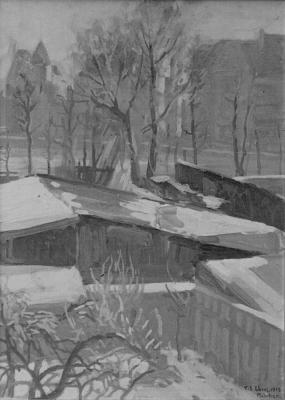 Winterlandschaft, München