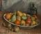 Fruit Still Life with Bottle